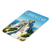Mittelmeer-Stufen Gibraltar Magnet (Linke Seite)