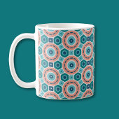 Mittelmeer Summer Vibes Geometric Muster Kaffeetasse