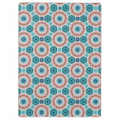 Mittelmeer Summer Vibes Geometric Muster Klemmbrett (Rückseite)