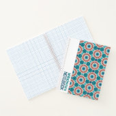 Mittelmeer Summer Vibes Geometric Muster Notizblock (Innenseite)