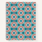 Mittelmeer Summer Vibes Geometric Muster Notizblock (Vorderseite)