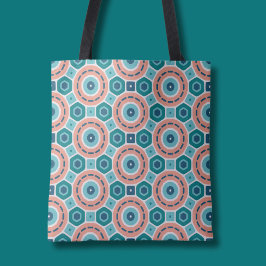 Mittelmeer Summer Vibes Geometric Muster Tasche