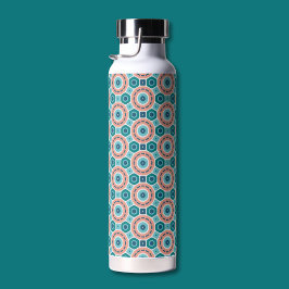 Mittelmeer Summer Vibes Geometric Muster Trinkflasche