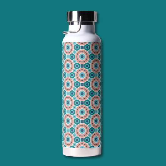 Mittelmeer Summer Vibes Geometric Muster Trinkflasche