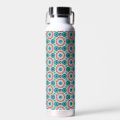 Mittelmeer Summer Vibes Geometric Muster Trinkflasche (Vorne)