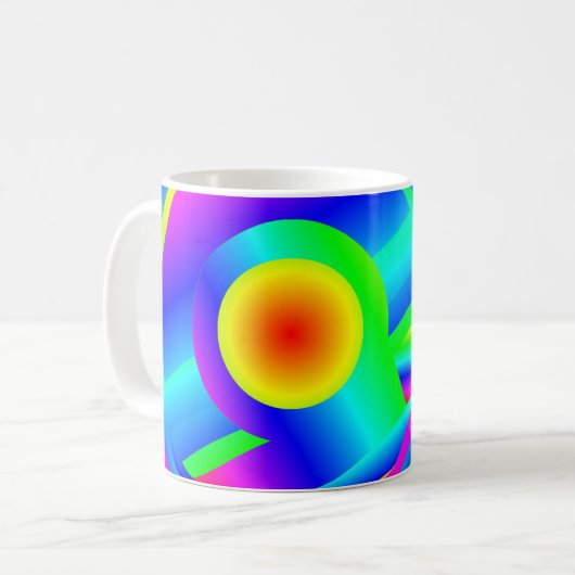 Mittelmeer Sunrise Tasse (Vorderseite Links)