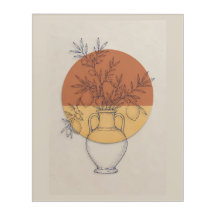Mittelmeer-Terrakotta-Amphoren-Vase Acrylwand