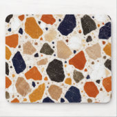 Mittelmeer-Terrazzo-Abstraktes Design Mousepad (Vorne)