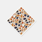 Mittelmeer-Terrazzo-Abstraktes Design Serviette (Ecke)