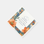 Mittelmeer Tiles Amalfi Capri Serviette (Ecke)