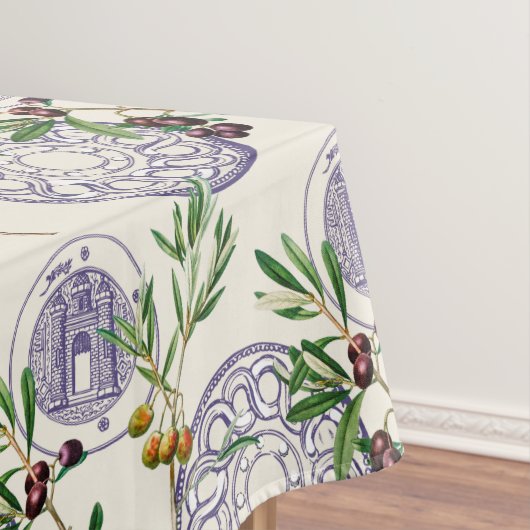 Mittelmeer, toskanischer Stil, Olivenbaum Tischdecke (Beispiel)