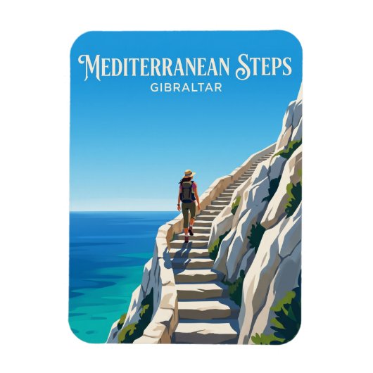 Mittelmeer-Treppe, Oberer Felsen, Gibraltar Magnet (Vertikal)