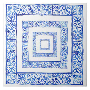 Mittelmeer-Tuscan-rustikal geometrisch  Fliese