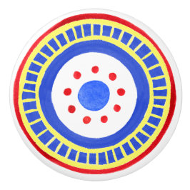 Mittelmeer-Volksgut-Keramikknopf Keramikknauf