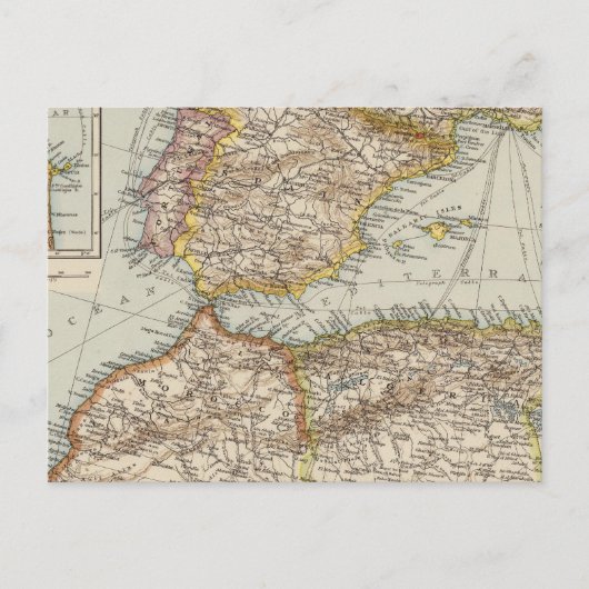 Mittelmeer W Postkarte (Vorderseite)