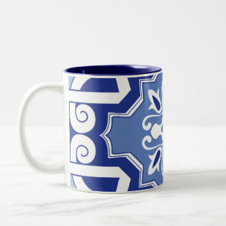Mittelmeer-Wappen Zweifarbige Tasse