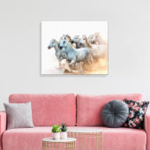 Mittelmeer-Wasser bei Sonnenaufgang Leinwanddruck (Insitu (Wohnzimmer))