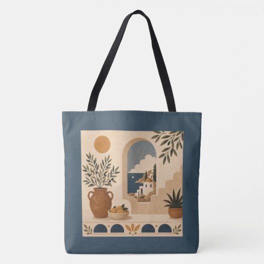 Mittelmeer-Windfang-Tasche Tasche (Vorderseite)