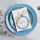 Mittelmeer-Zitrone Amalfi-Küste Baby Shower Geschenkanhänger