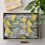 Mittelmeer-Zitrone Botanisches Seidenpapier (Geschenk)