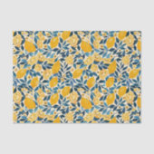 Mittelmeer-Zitrone Botanisches Seidenpapier (Vorderseite)