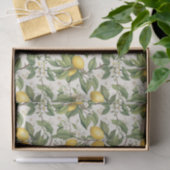 Mittelmeer-Zitrone Botanisches Seidenpapier (Geschenk)