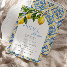 Mittelmeer-Zitronen-Brautparty Einladung