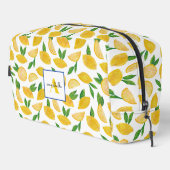 Mittelmeer-Zitronen-Muster Waschbeutel (Rechte Ecke)