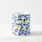 Mittelmeer-Zitrus-Lemonen-Muster Kaffeetasse (Mittel)