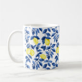 Mittelmeer-Zitrus-Lemonen-Muster Kaffeetasse (Links)