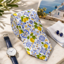 Mittelmeer-Zitrus-Lemonen-Muster