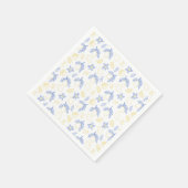 Mittelmeer-Zitrus-Lemonen-Muster Serviette (Ecke)