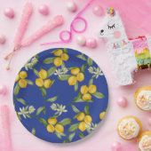 Mittelmeer-Zitrusgartenplatte Pappteller (Party)