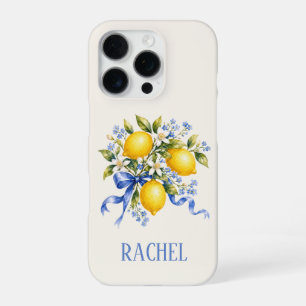 Mittelmeerblaue Zitronen iPhone 16 Pro Hülle