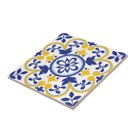 Mittelmeerblut Fliese (Seite)