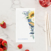 Mittelmeerblütendusche Serviette (Beispiel)