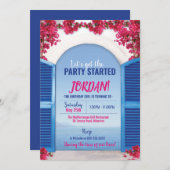 Mittelmeereinladung Einladung (Vorne/Hinten)