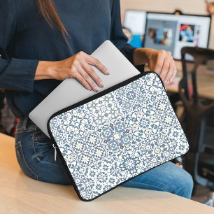 Mittelmeerfliesen, marokkanisch, Majolika, Azulejo Laptopschutzhülle