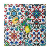 Mittelmeerfliesen,Mosaik,Zitrone,Sommerkunst Fliese (Vorderseite)