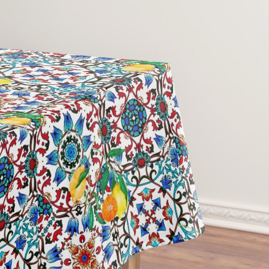 Mittelmeerfliesen,Mosaik,Zitrone,Sommerkunst Tischdecke (Beispiel)