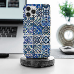 Mittelmeerfliesen, Portugiesisch, Azulejo, Majolik iPhone 15 Pro Max Hülle