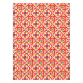 Mittelmeerfliesen, Zitronen, Zitrusfrüchte, Tischdecke (Vorderseite)