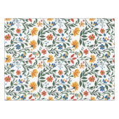 Mittelmeerflorale Nahtlose Muster Tischdecke (Vorderseite (Horizontal))
