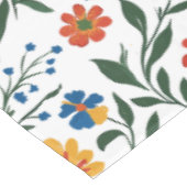 Mittelmeerflorale Nahtlose Muster Tischdecke (Schrägansicht)