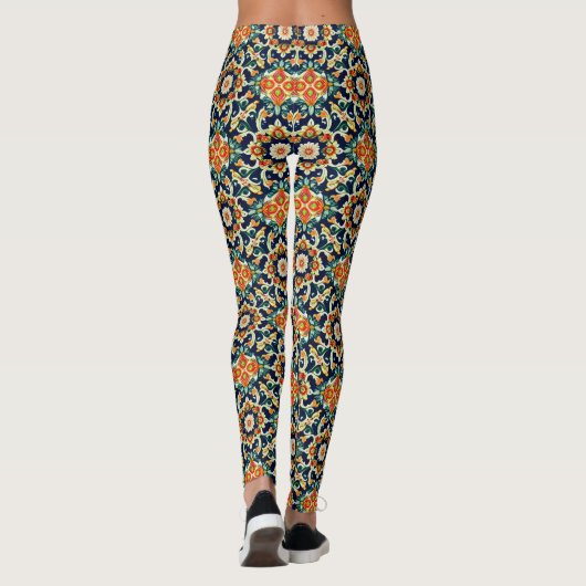 Mittelmeerflorenteich Leggings (Rückseite)