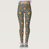 Mittelmeerflorenteich Leggings (Vorderseite)