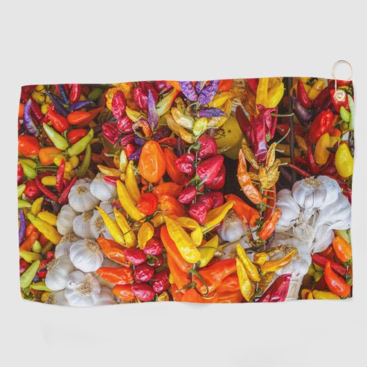 Mittelmeergeschmack Golfhandtuch (Horizontal)