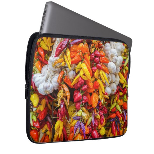 Mittelmeergeschmack Laptopschutzhülle (Vorne Rechts)