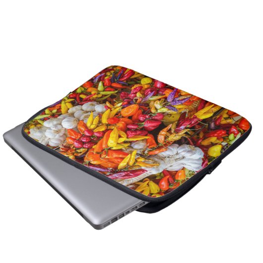 Mittelmeergeschmack Laptopschutzhülle (Vorne Knopf)