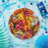 Mittelmeergeschmack Pappteller (Party)